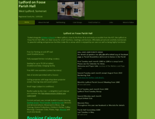 lydfordparishhall.org.uk screenshot
