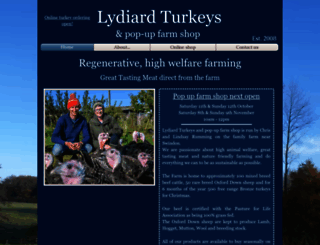 lydiardturkeys.co.uk screenshot
