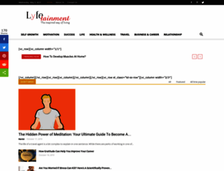 lyfetainment.com screenshot