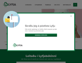 lyfja.is screenshot
