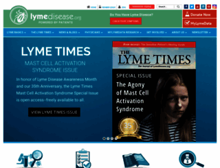lymedisease.org screenshot