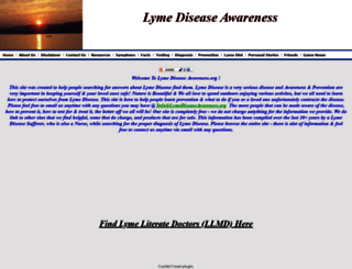 lymediseaseawareness.org screenshot