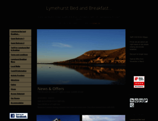 lymehurstbandb.co.uk screenshot