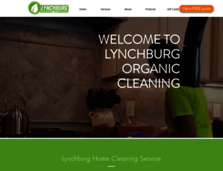 lynchburgorganiccleaning.com screenshot