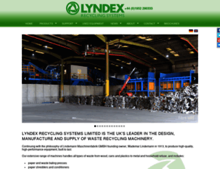 lyndexrecycling.com screenshot