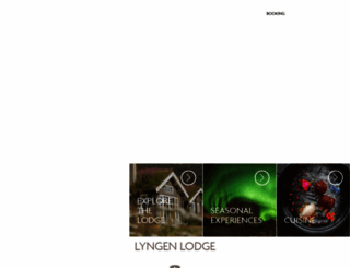 lyngenlodge.com screenshot