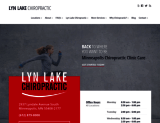 lynlakechiropractic.com screenshot