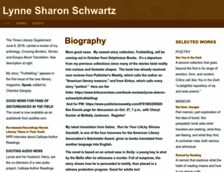 lynnesharonschwartz.com screenshot