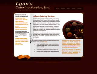 lynnscateringinc.com screenshot