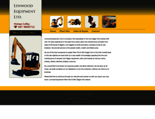 lynwoodequipment.ie screenshot