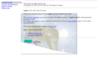 lynx.isc.org screenshot