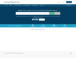 lynxxdirect.com screenshot