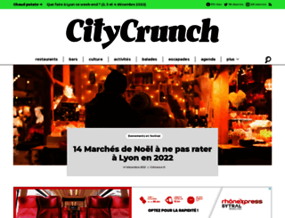 lyon.citycrunch.fr screenshot