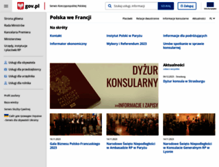 lyon.msz.gov.pl screenshot