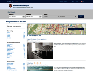 lyonfrance-hotels.com screenshot
