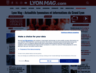 lyonmag.com screenshot