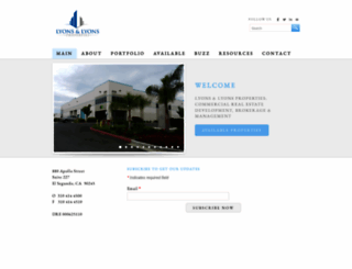 lyonsandlyons.net screenshot