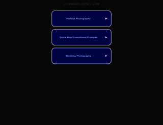 lyonswedding.com screenshot