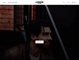 lyrade.com screenshot