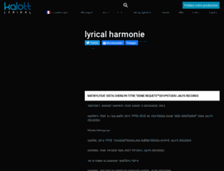 lyrical-harmonie.kalottlyrikal.net screenshot