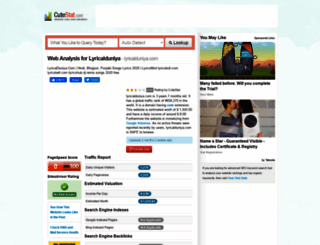 lyricalduniya.com.cutestat.com screenshot
