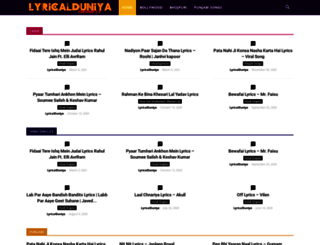lyricalduniya.com screenshot