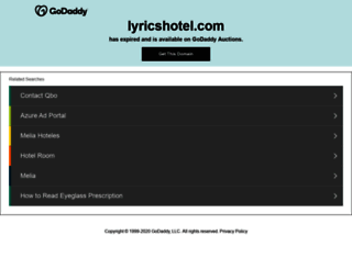 lyricshotel.com screenshot