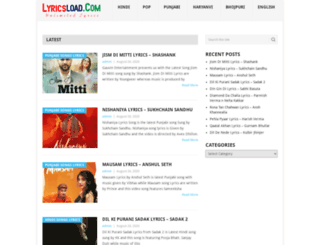 lyricsload.com screenshot