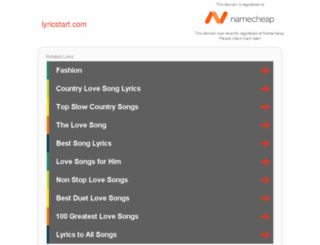 lyricstart.com screenshot