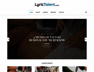 lyrictalent.com screenshot