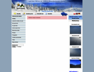 lysahora.cz screenshot