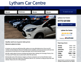 lythamcarcentre.co.uk screenshot