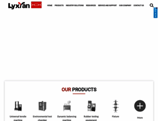lyxyantech.com screenshot