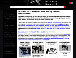 m-16parts.com screenshot