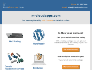 m-cloudapps.com screenshot