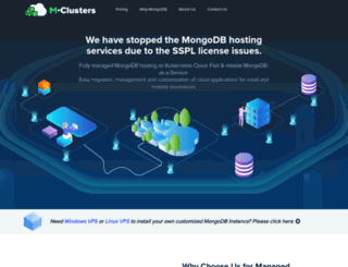 m-clusters.com screenshot