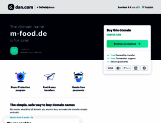 m-food.de screenshot