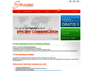 m-mailer.be screenshot