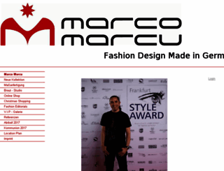 m-marcu-fashiondesign.de screenshot