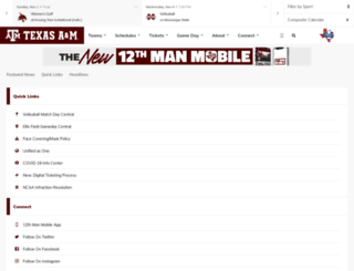 m.12thman.com screenshot