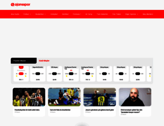 m.ajansspor.com screenshot