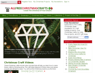 m.allfreechristmascrafts.com screenshot