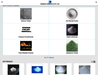 m.antimonychemicochemicals.com screenshot