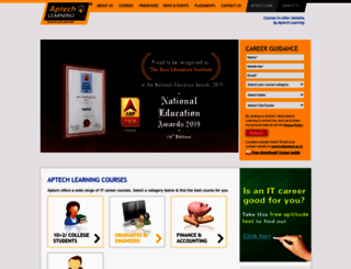 m.aptech-education.com screenshot