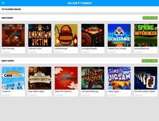 m.arcadethunder.com screenshot