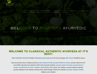 m.ayurcure.co.in screenshot