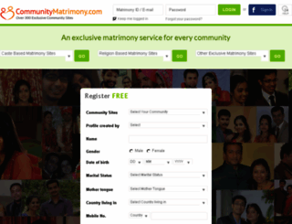 m.communitymatrimony.com screenshot