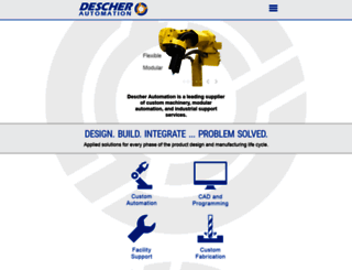 m.descher-automation.com screenshot