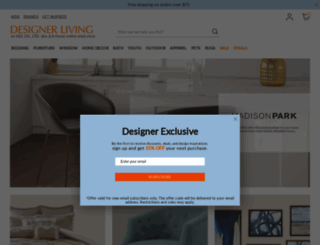 m.designerliving.com screenshot