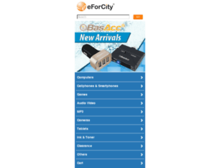 m.eforcity.com screenshot